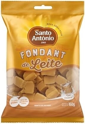 SANTO ANTONIO ALIMENTOS FONDANT DE LEITE PEDACOS PCT 160G