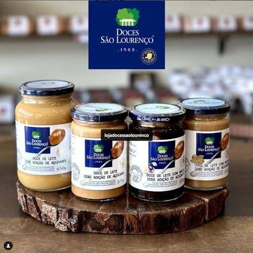 Doce de Leite Puro Zero SÃO LOURENÇO 375g