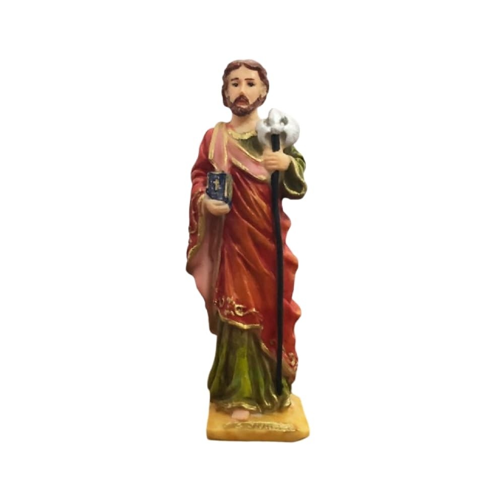 Imagem de São Judas Tadeu em Resina - 15 cm | Decoração e Fé Católica