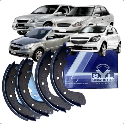Sapata de Freio Traseira: Corsa, Classic e Agile