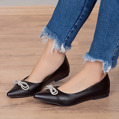 Sapatilha Laço Strass: Luxo e Conforto!