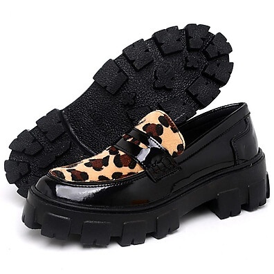 Sapato Mocassim Dubuy Feminino Animal Print – Estilo e Conforto