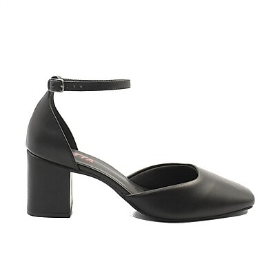 Sapato Retro Salto Bloco: Elegância e Conforto