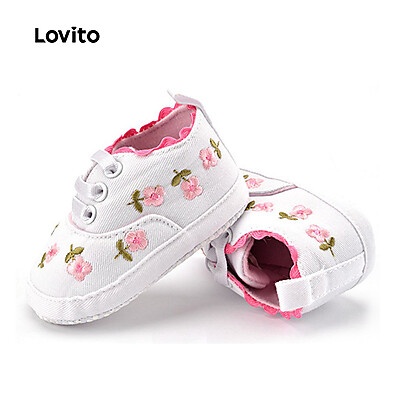 Sapatos Baixos Casuais para Bebê Lovito - Estilo Desenho Animado