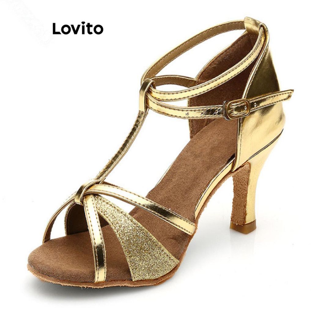Sapatos de Dança Lovito: Salto Alto e Estilo!