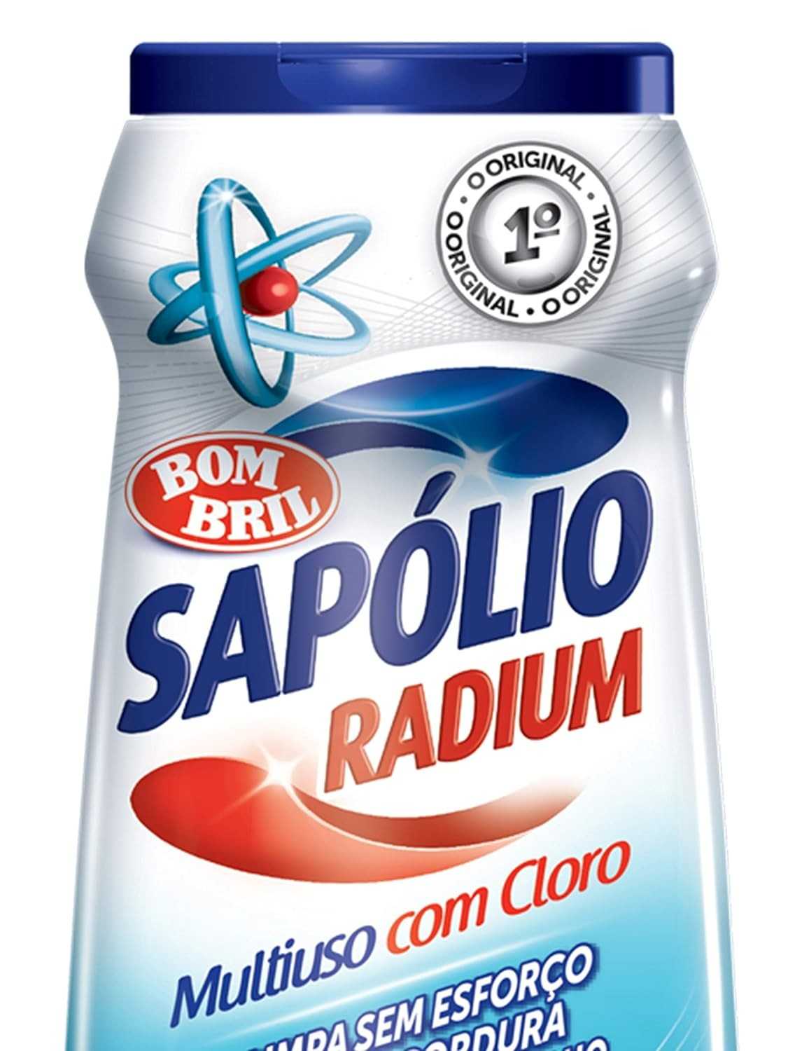 Radium em Pó Cloro 300g - Sapólio Potente para Limpeza Profunda e Brilho Duradouro