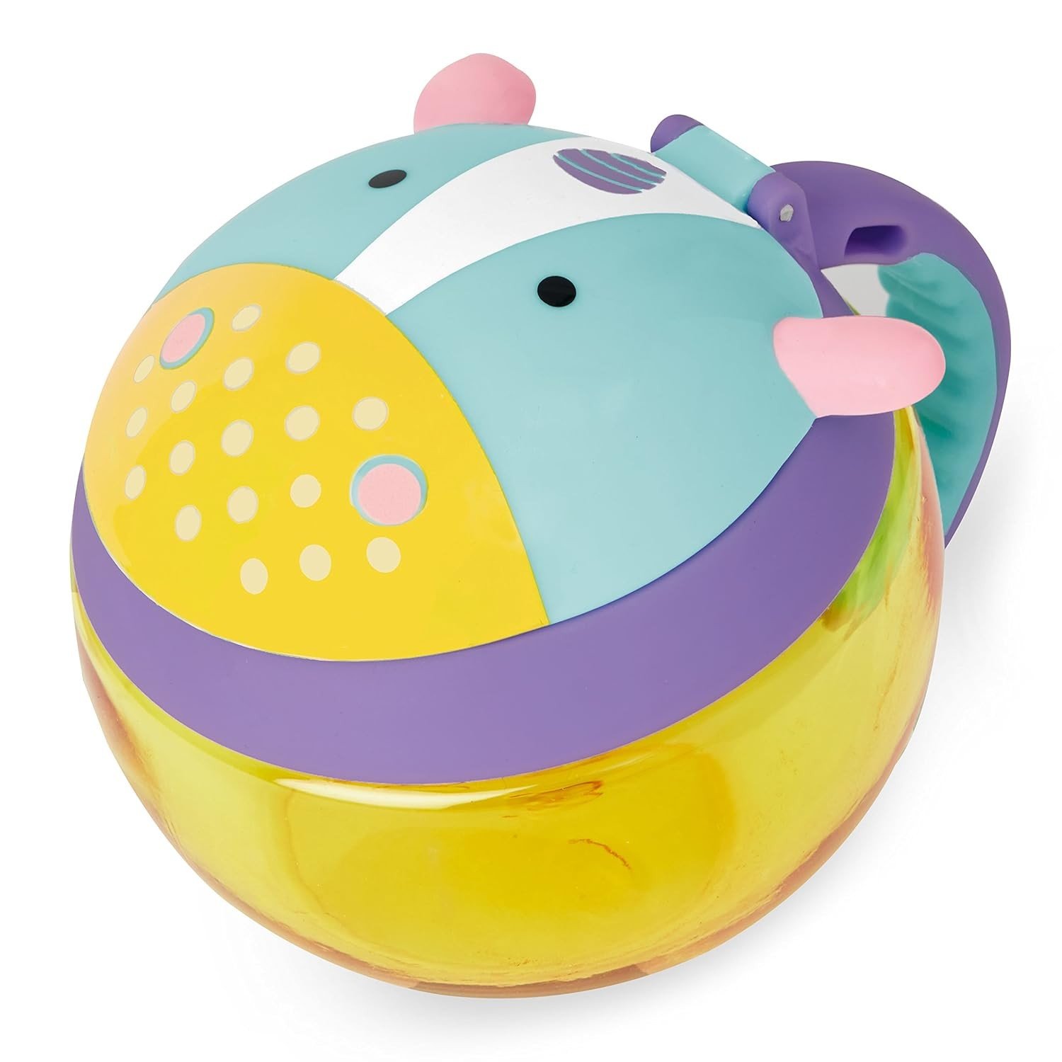Porta-Snack Zoo Unicórnio Skip Hop Rosa - Prático e Divertido para Lanches Saudáveis