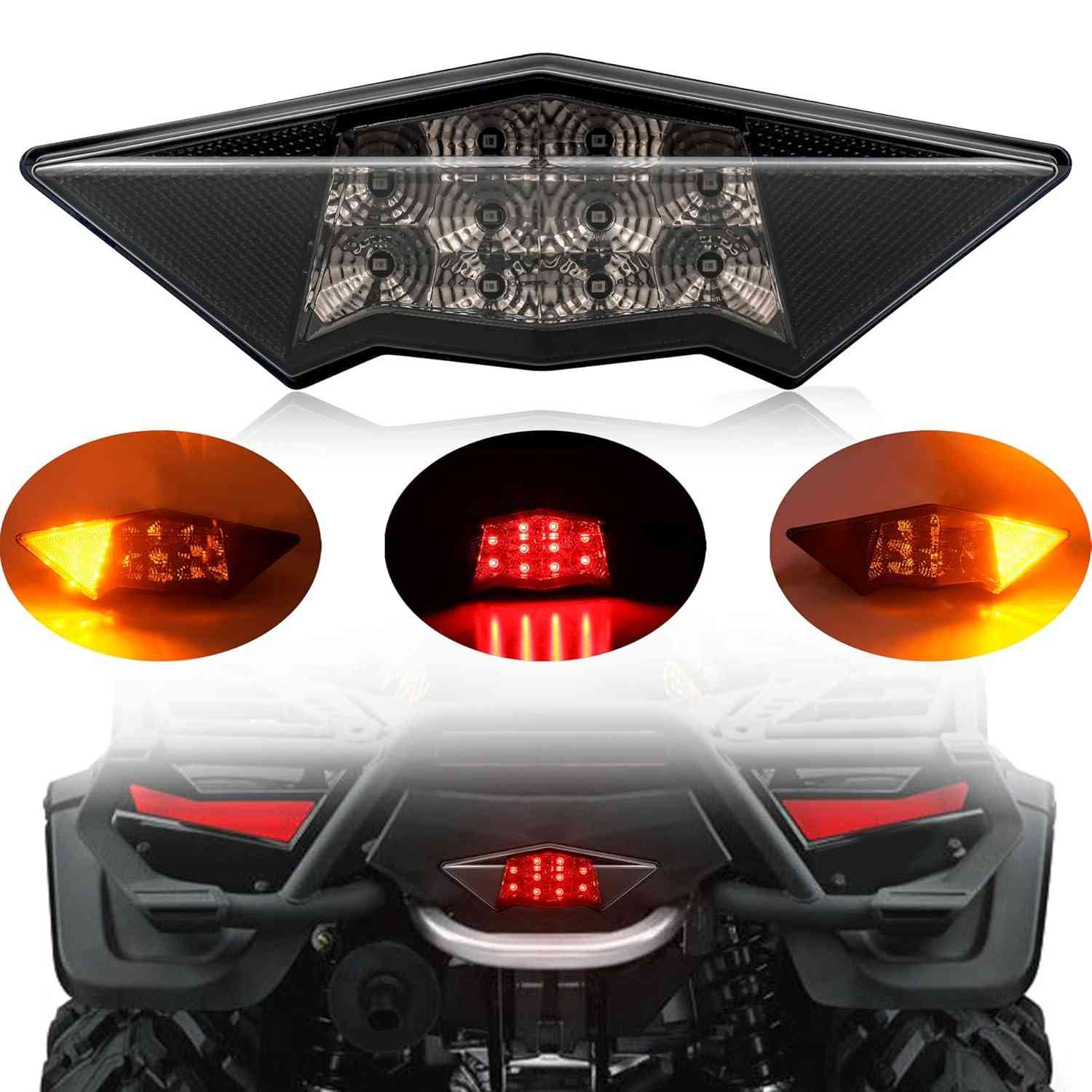 Luz Traseira LED SAUTVS para Can-Am Outlander 400-800 (2008-2023) - Upgrade Fumê e Durável