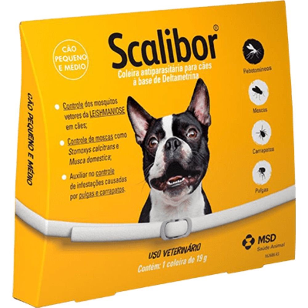 Scalibor: Coleira Antipulgas e contra Leishmaniose para Cães