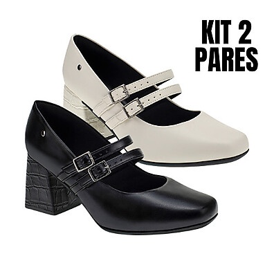 Scarpin Boneca: Conforto e Estilo em 2 Pares!