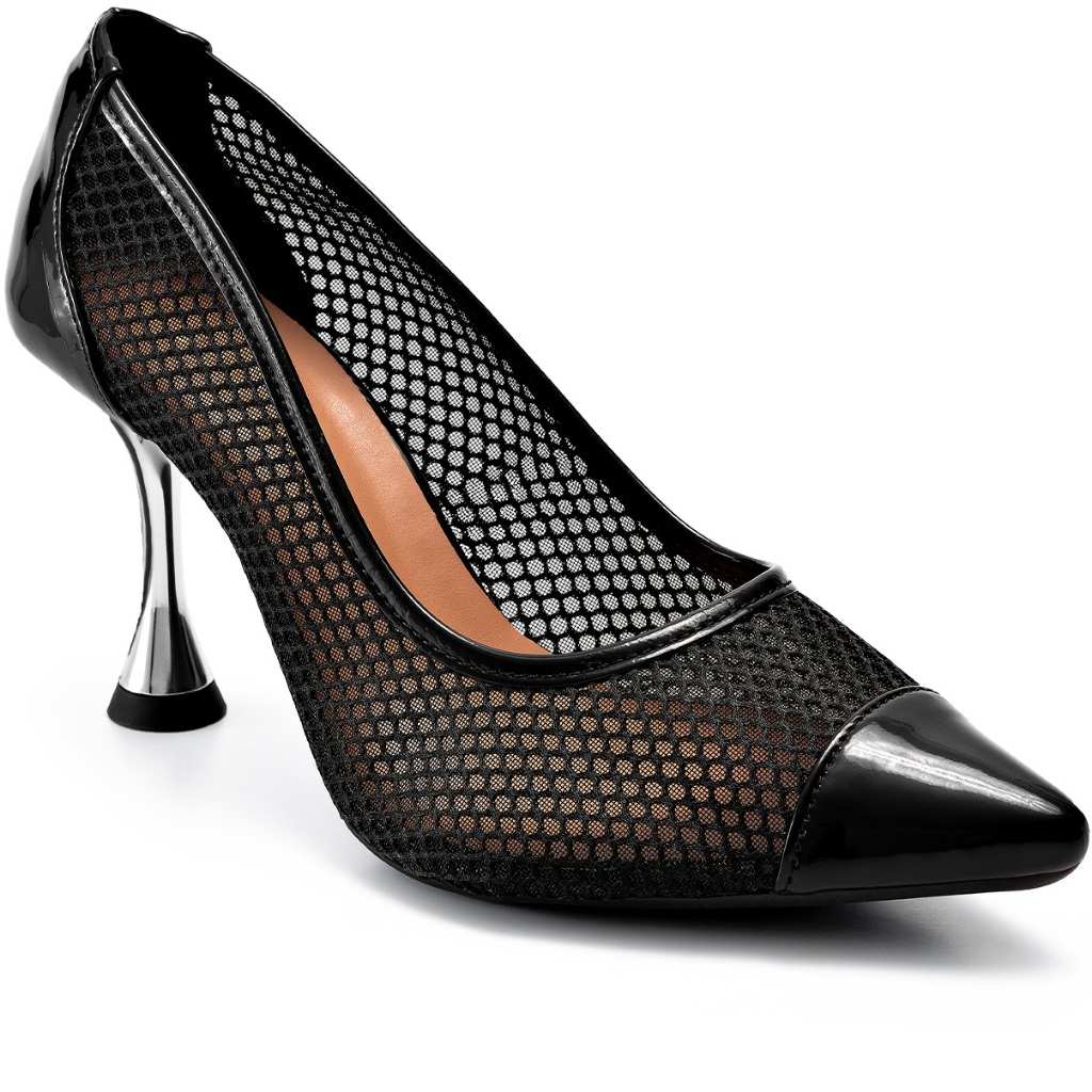 Scarpin Metalizado Lumiss: Elegância e Conforto