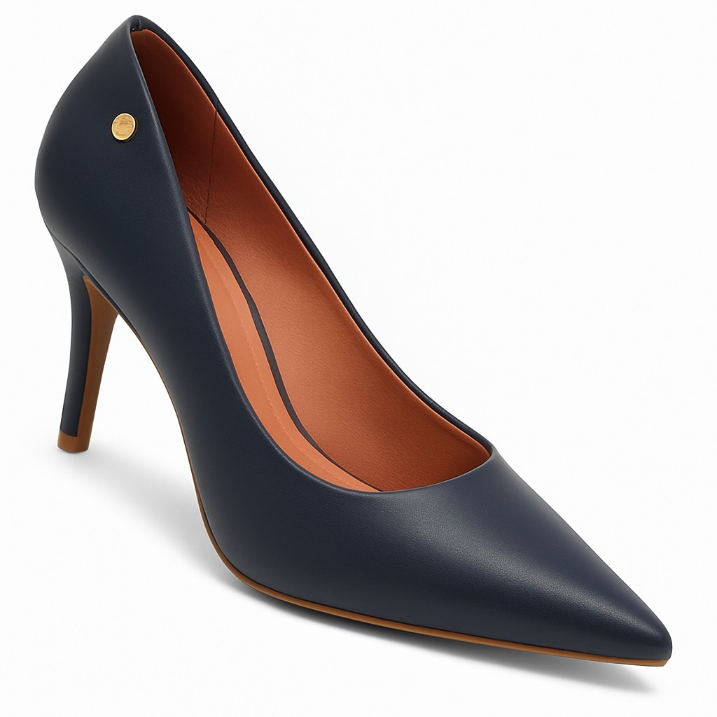 Scarpin Vizzano Azul Marinho: Elegância e Conforto
