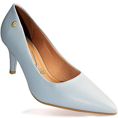 Scarpin Vizzano Azul Sky: Elegância com Conforto