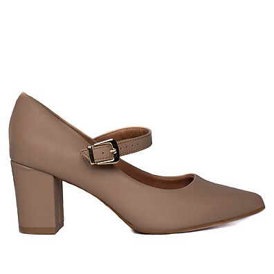 Scarpin Vizzano Bico Fino Bege: Elegância e Conforto