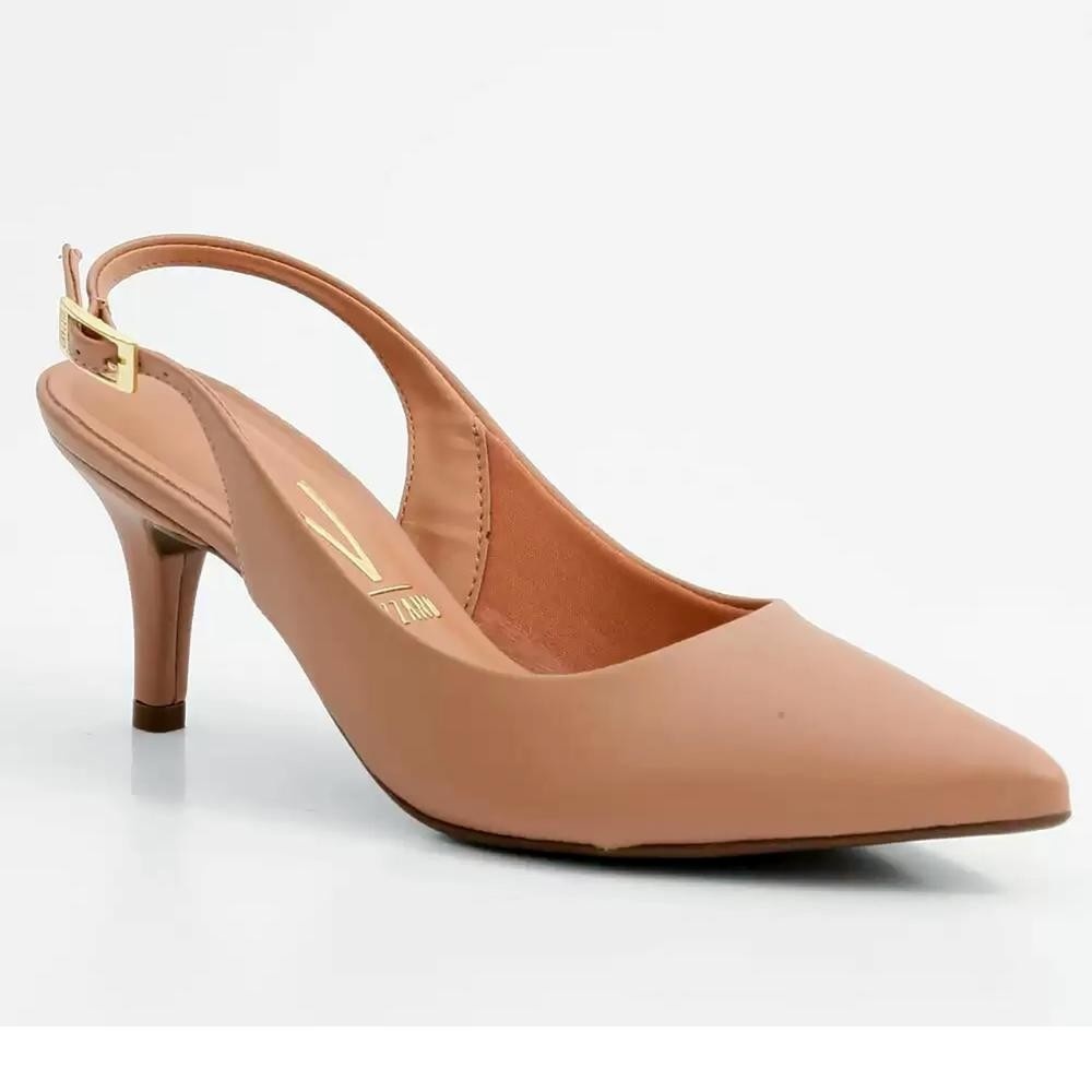 Scarpin Vizzano: Elegância e Conforto em Bege