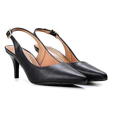 Scarpin Vizzano: Elegância e Conforto em Preto