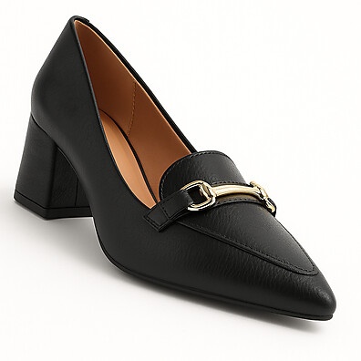 Scarpin Vizzano Salto Bloco: Elegância e Conforto