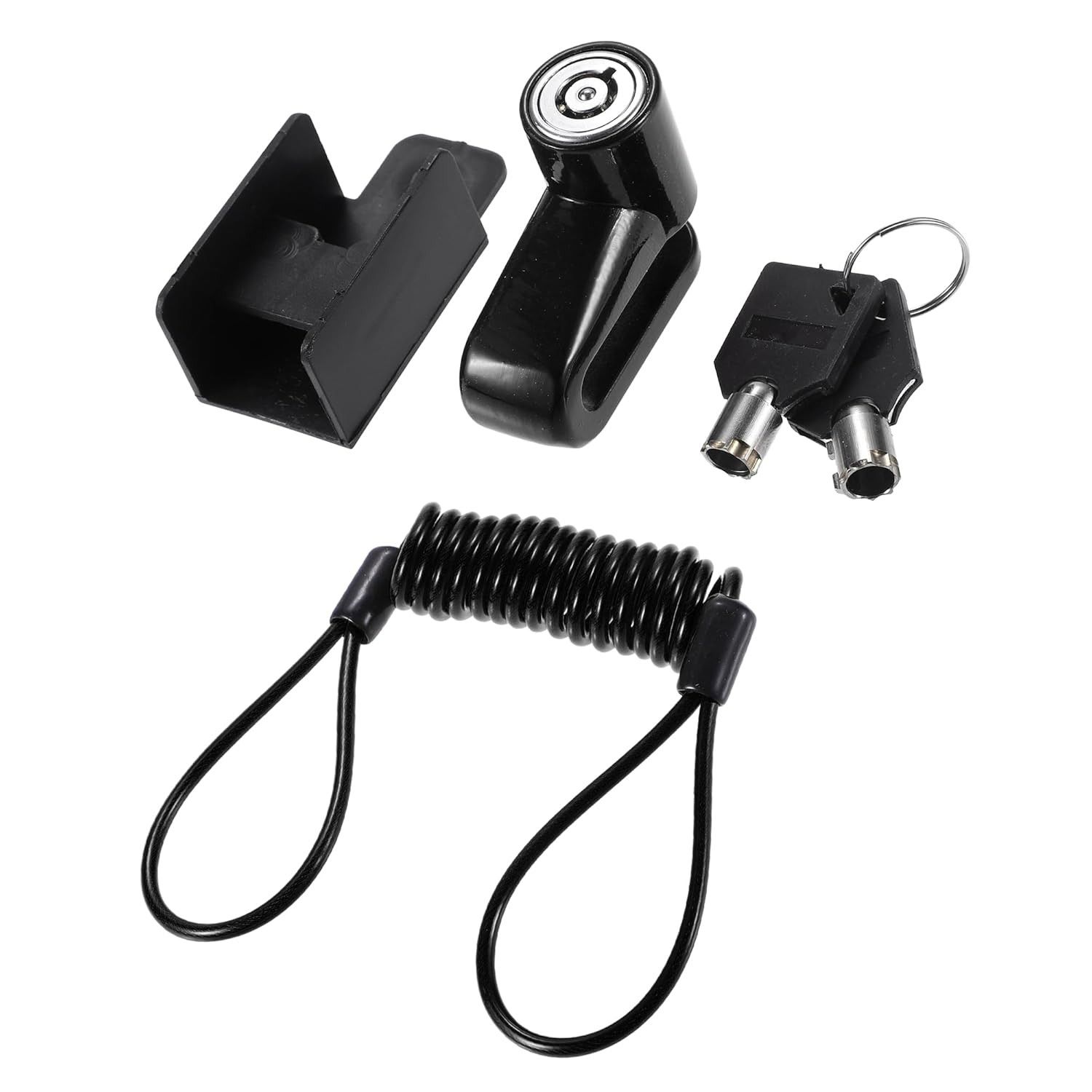 Trava de Segurança Antifurto para Moto e Scooter - Alarme com Corda Lembrete