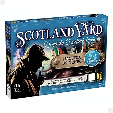 Scotland Yard Máquina do Tempo: Jogo de Detetive com 40 Casos Reais