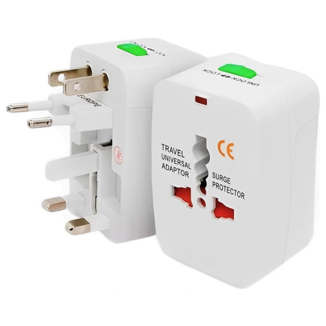 Adaptador de Tomada Universal Premium: Conecte-se em +150 Países!