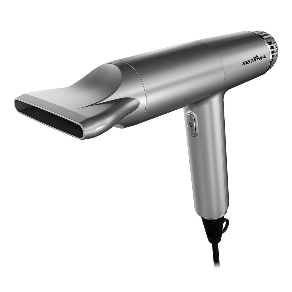 Secador Britânia 1600W Silencioso: Cabelo Seco Rápido!