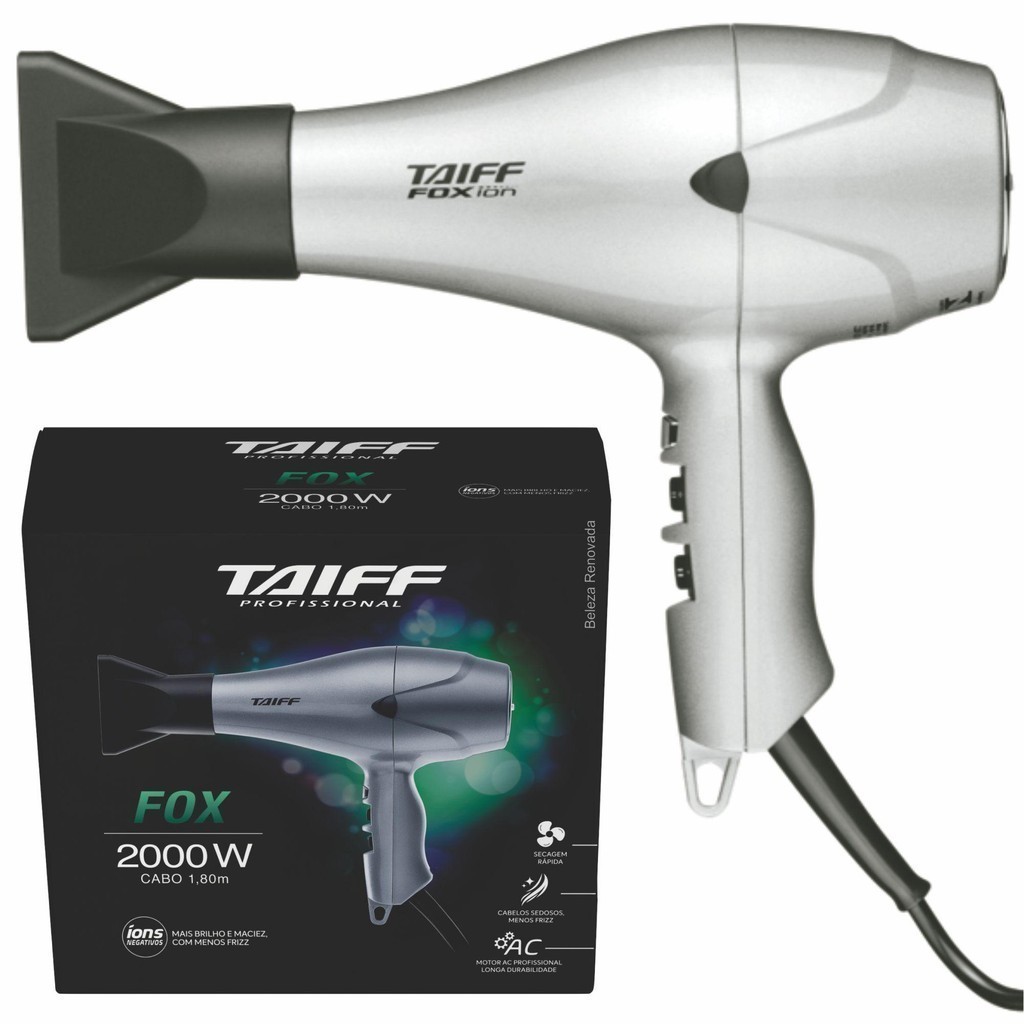 Secador Fox Ion Taiff: Cabelos Sedosos e Sem Frizz!