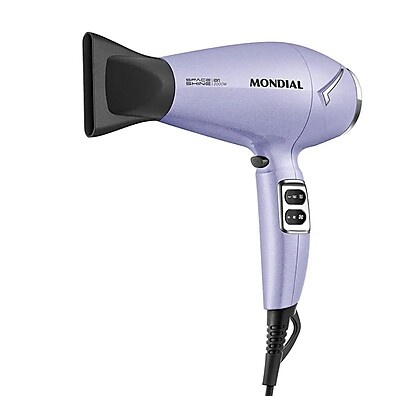 Secador Mondial Space Shine 2000W: Potência e Brilho em Cada Secagem