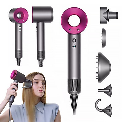 Secador Supersônico 1600W: Secagem Rápida e Cabelos Incríveis