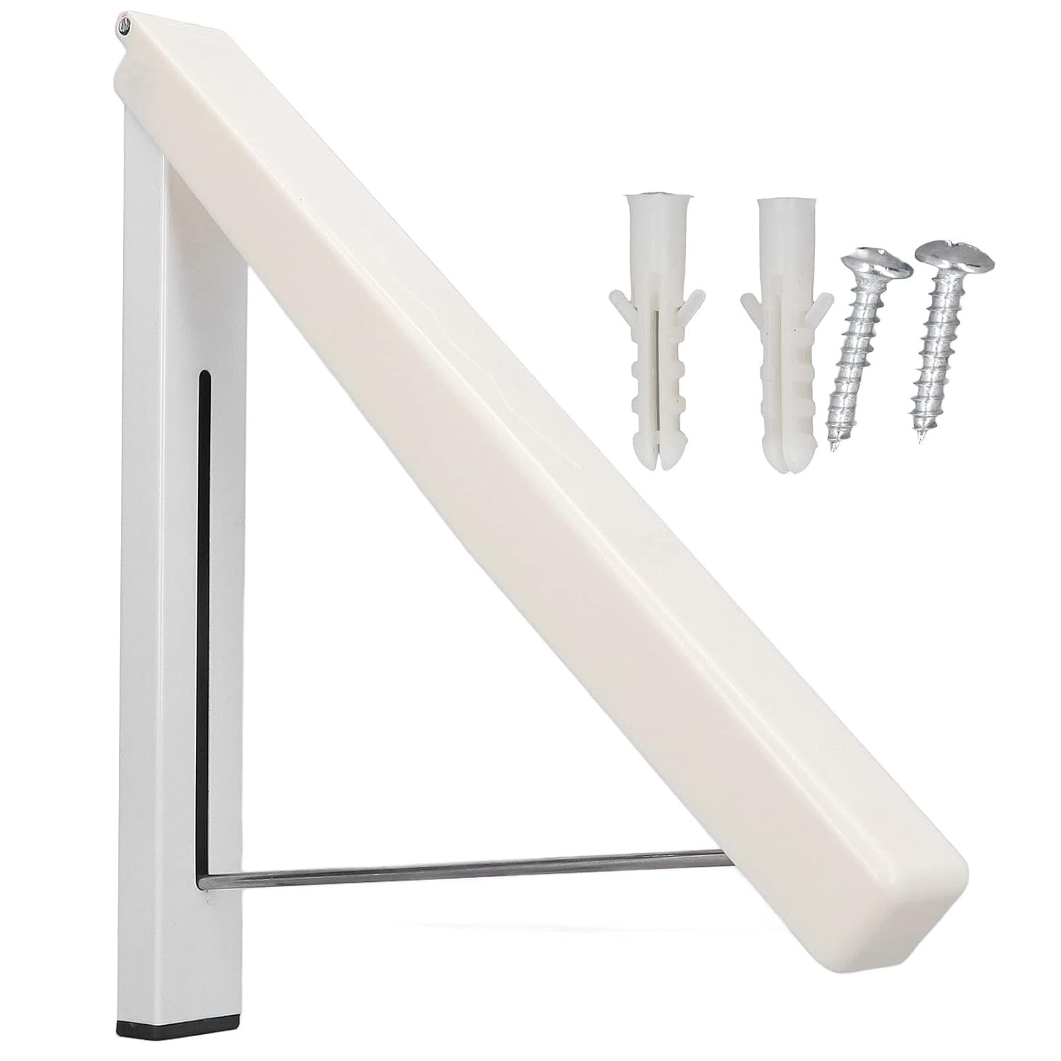 Rack de Secagem Dobrável para Parede - Cabide Retrátil Multifuncional para Casa e Escritório