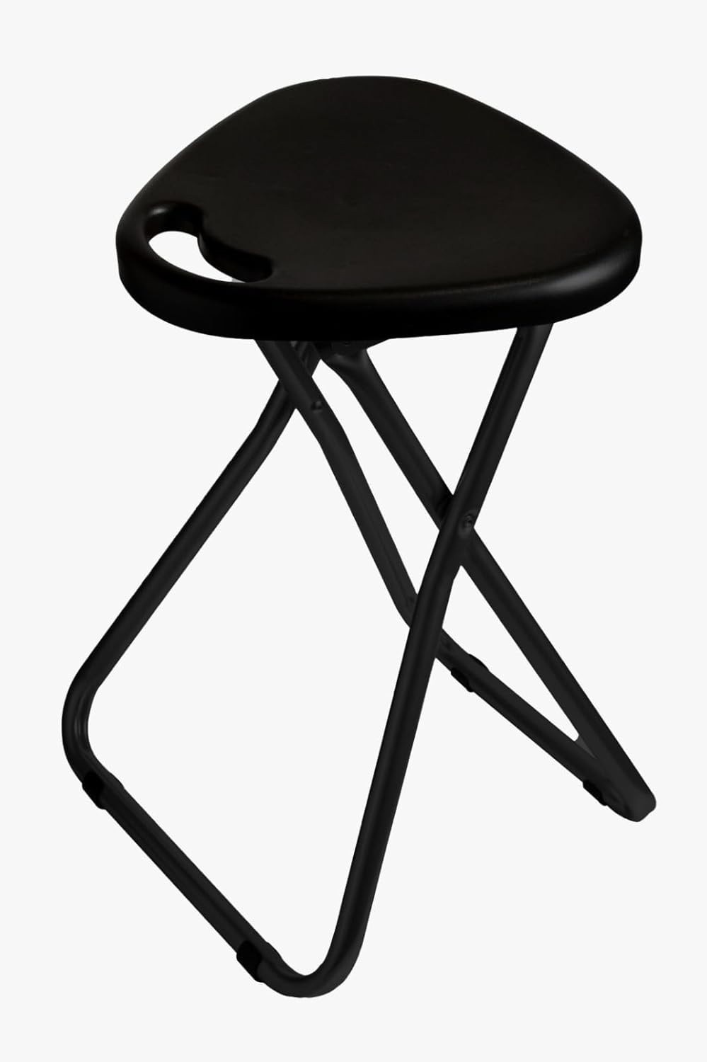 Secalux Banqueta Dobrável com Alça e Assento Preto – Linha Black | Conforto e Mobilidade em Qualquer Ambiente