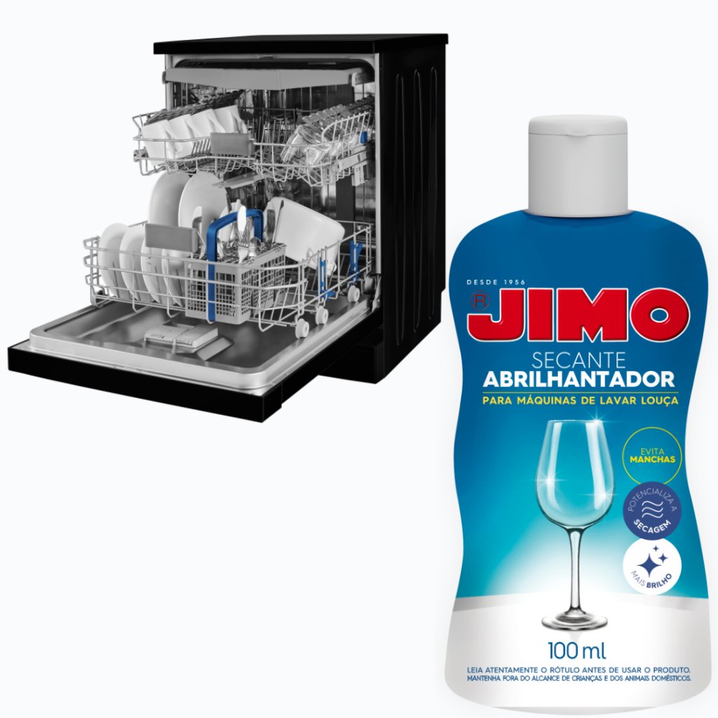 Secante Jimo 100ml: Brilho e Secagem Perfeita para Louças