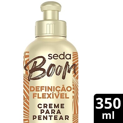 Seda Boom Definição Flexível: Cachos Soltos e Definidos
