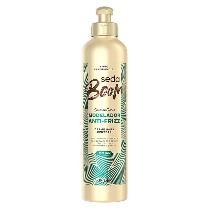 Seda Boom Modelador: Cachos Definidos e Sem Frizz!