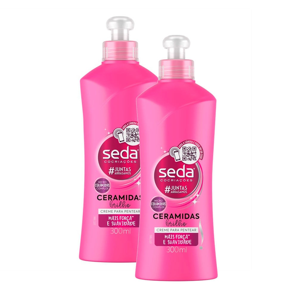 Seda Ceramidas: Kit 2 Creme para Pentear Retinol e Colágeno