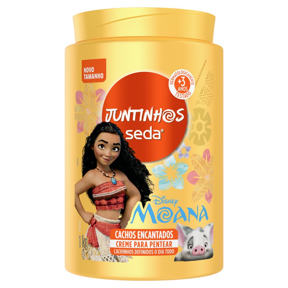 Seda Juntinhos Moana: Cachos Radiantes 3+ Anos