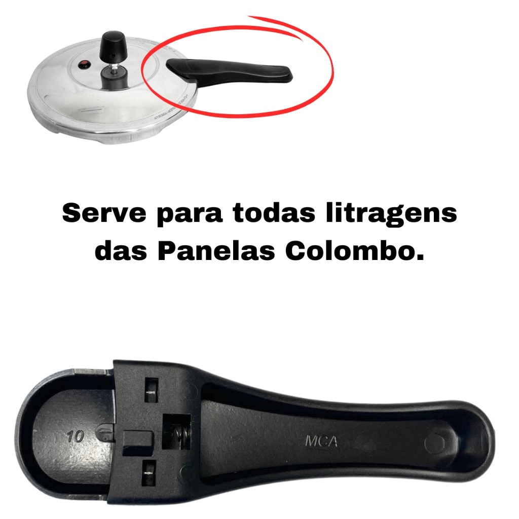 Alça para Tampa de Panela de Pressão Externa – Solução Prática e Segura