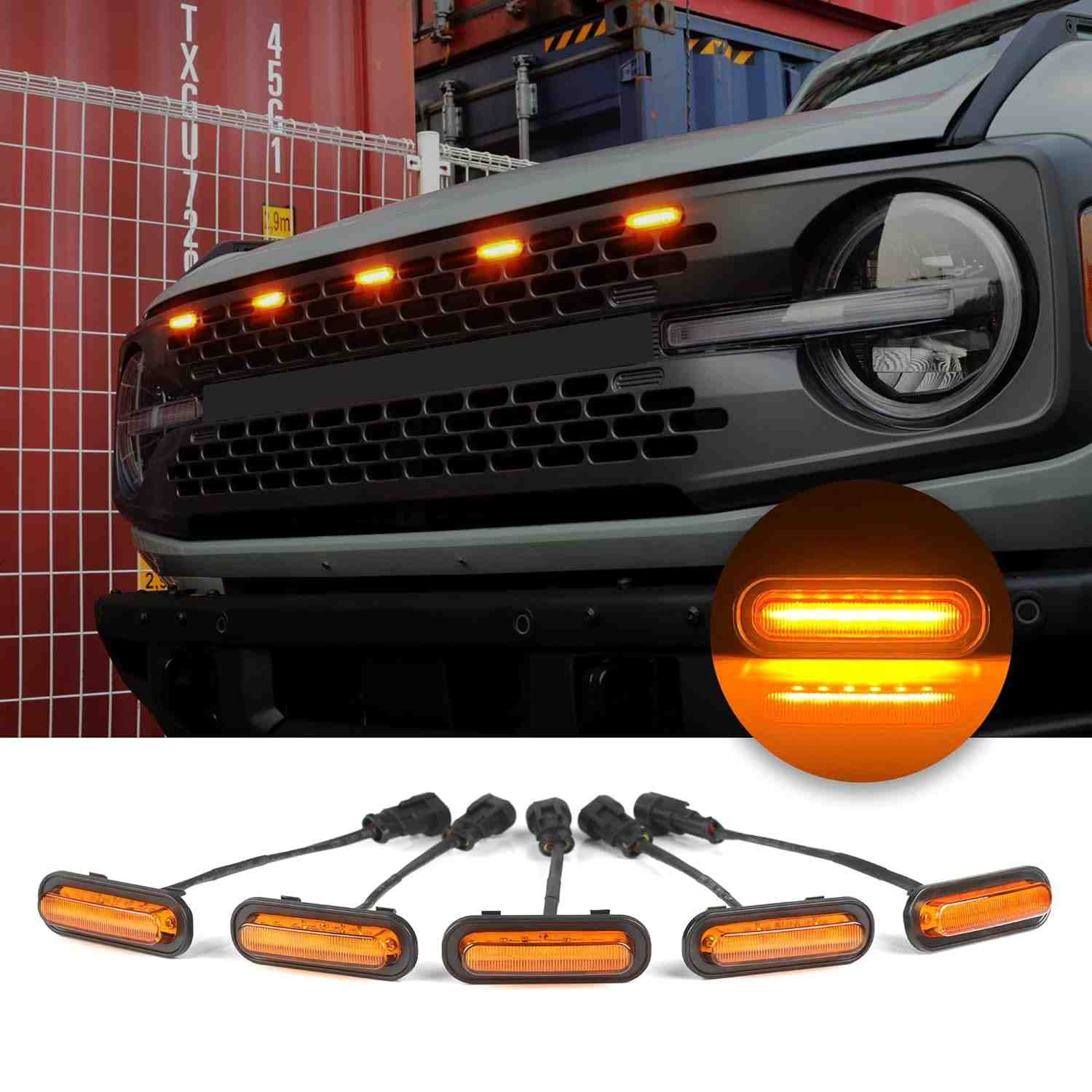seguranca-2024-oem-ford-kit-luzes-5-grade-led-e-estilo-bronco-2021-ambar-para-a