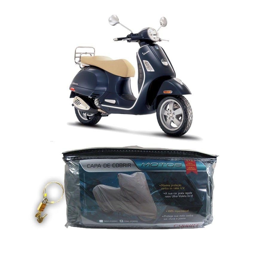 Capa de Moto com Cadeado para PIAGGIO Vespa GTS 250 IE 244CC - Proteção Total e Segurança