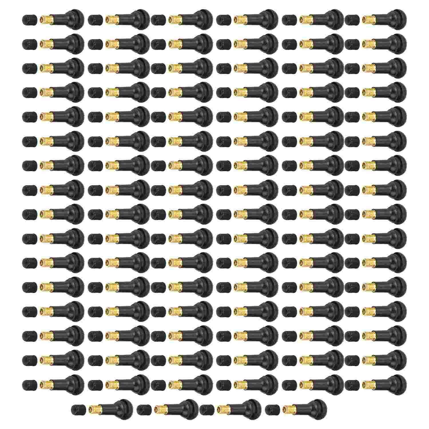 Kit 100 Válvulas TR413 para Pneus de Carro e Moto - Durabilidade e Segurança Garantidas
