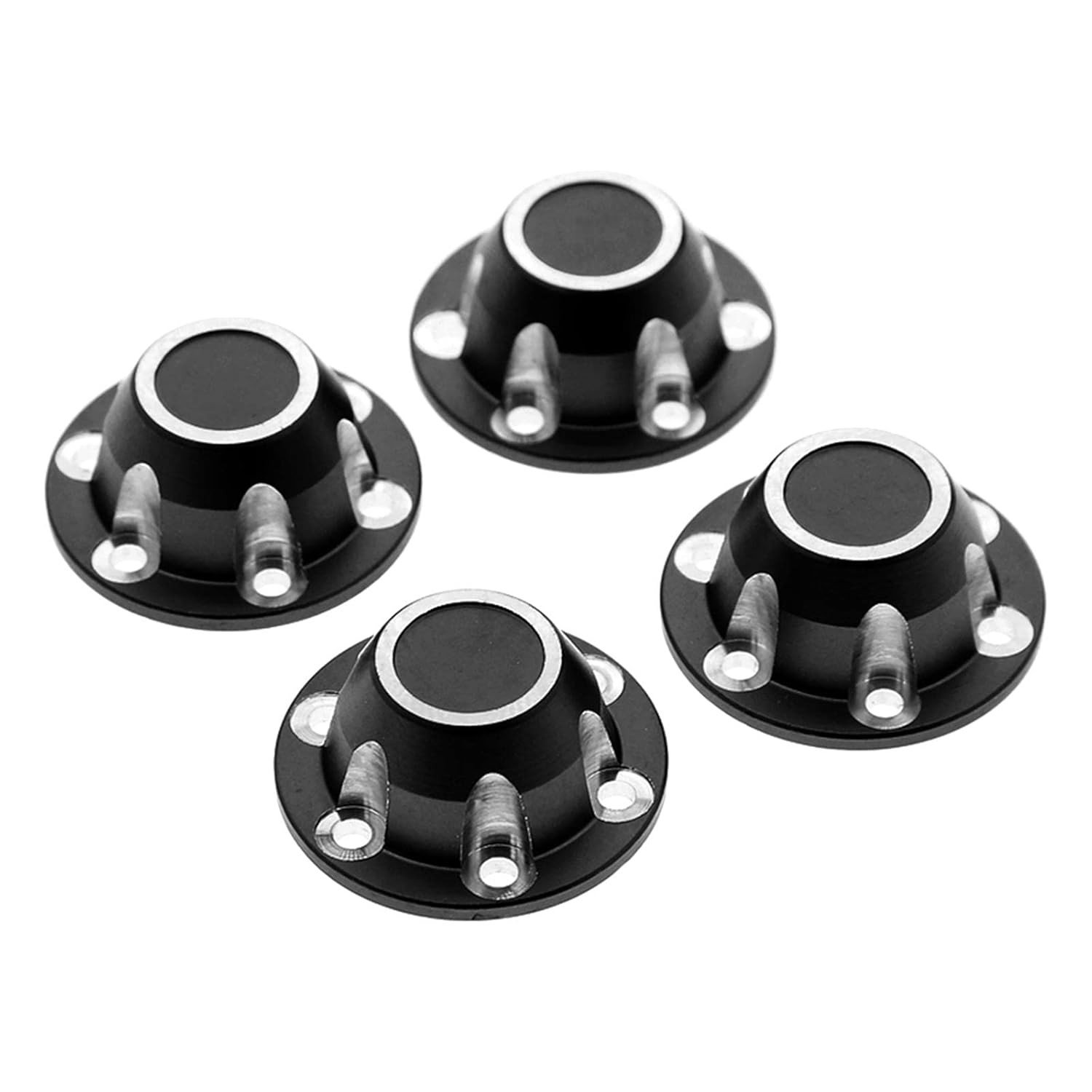 Trava de Roda Antifrouxo SCX6 JLU 1/6 - Preto: Segurança e Performance para seu Crawler