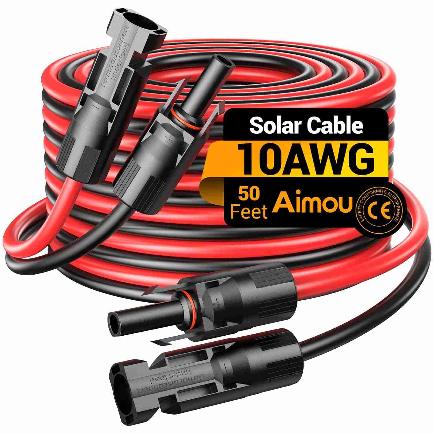 Aimou Cabo Extensão Solar 10 AWG: Potência Máxima e Segurança para Seu Sistema Fotovoltaico