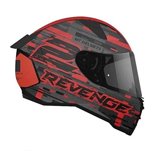 Capacete MT Helmets Revenge 2 Baye Vermelho Fosco - Segurança e Estilo para sua Aventura