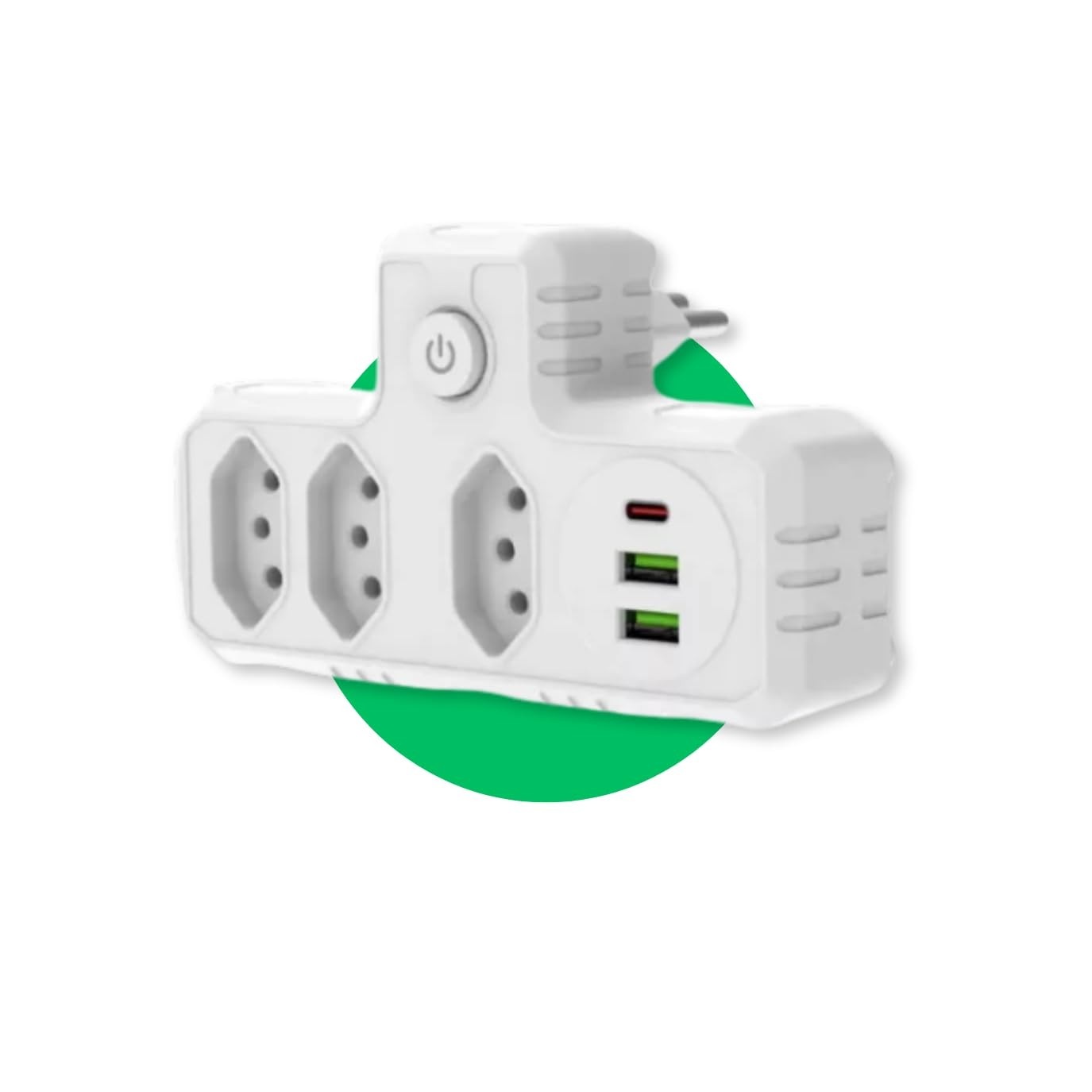 Benjamin Adaptador Universal com USB e Tipo C: Mais Conexões e Segurança para Seu Dia a Dia