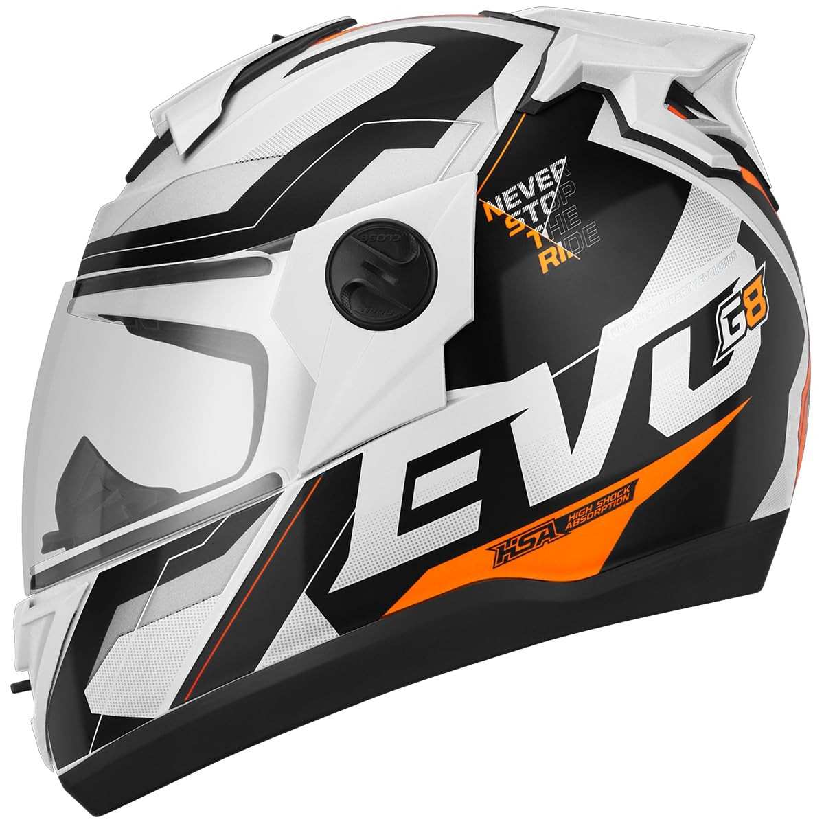 Capacete Fechado Pro Tork Evolution 788 G8 Evo - Segurança e Estilo Brilhante Branco Tam. 60