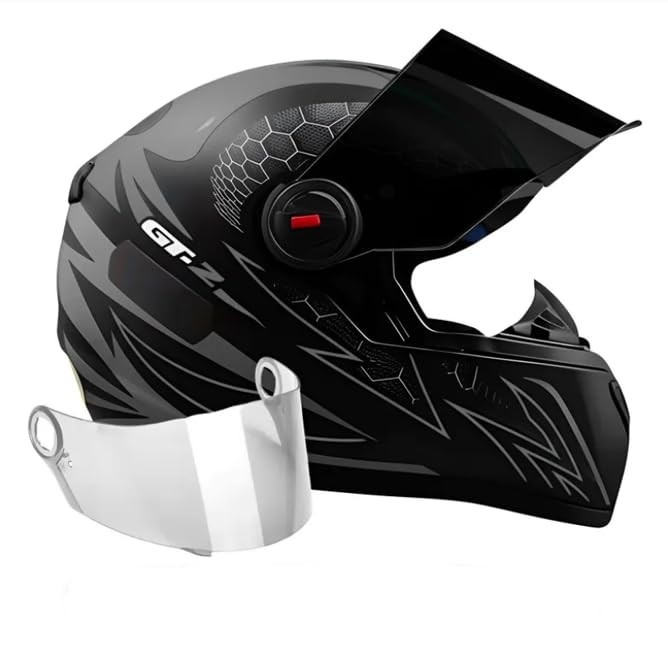 Capacete FW3 GT2 Preto Fosco: Estilo, Segurança e Conforto para Sua Pilotagem