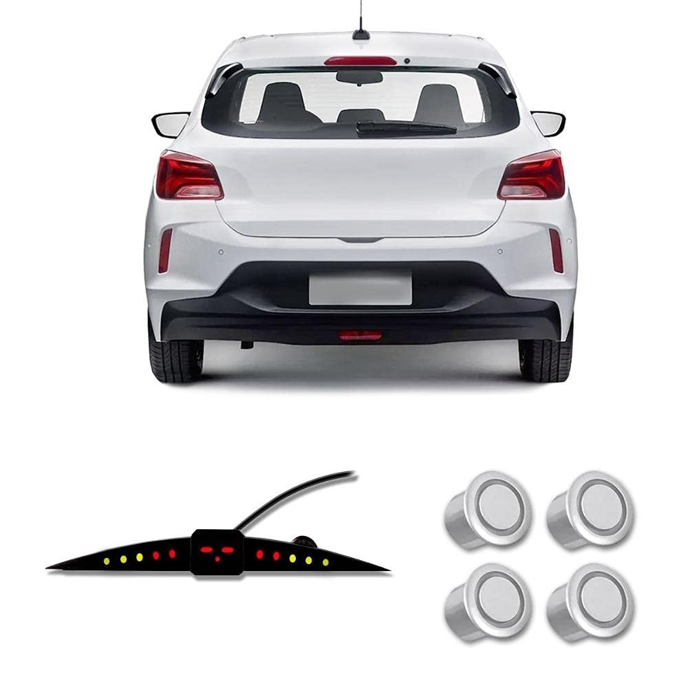Sensor de Estacionamento Roadstar RS204BR Prata: Estacione com Segurança e Precisão