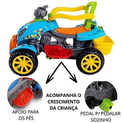 Quadriciclo Infantil Maral: Aventura e Segurança!