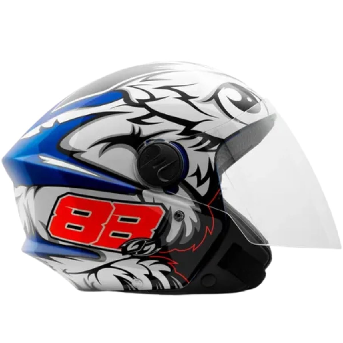 Capacete Aberto Pro Tork New Liberty 3 GP 88 Azul Brilhante - Segurança e Estilo para Você!