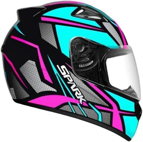 seguranca-e-capacete-estilo-spark-ebf-voce-para-rosa-spider-brilhante-tiffany-a