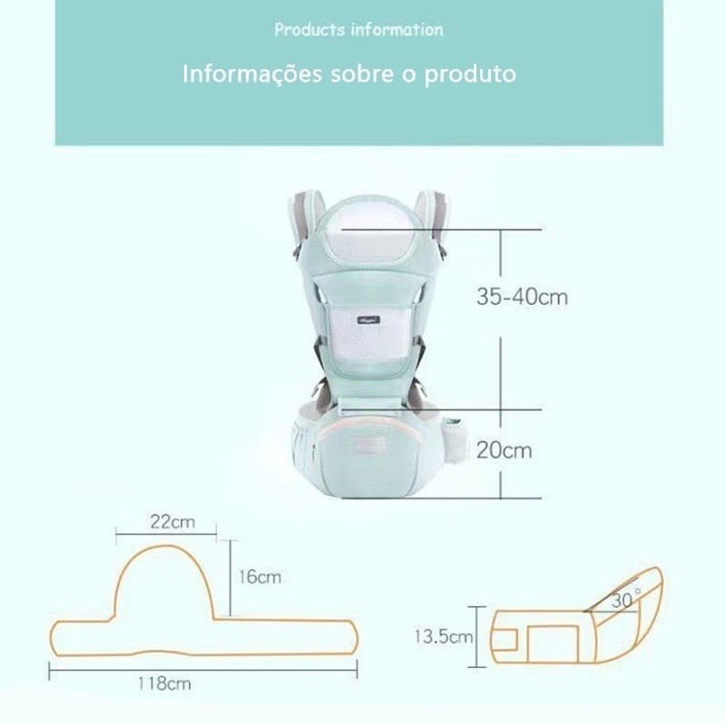 Canguru Bebê Premium: Conforto e Segurança!